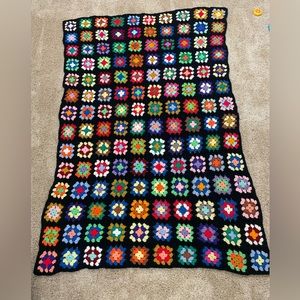 Vintage Granny Squares Afghan/blanket.